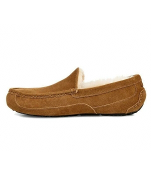 Mens Ascot Sheepskin slipper Chestnut 1103889