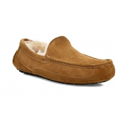 Mens Ascot Sheepskin slipper Chestnut 1103889