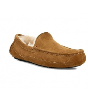 Mens Ascot Sheepskin slipper Chestnut 1103889