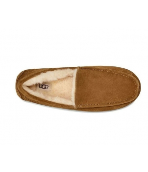 Mens Ascot Sheepskin slipper Chestnut 1103889